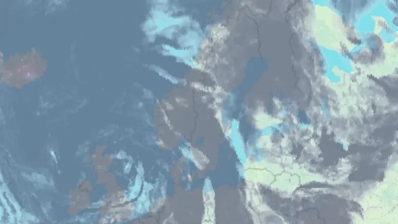 Clouds weather map