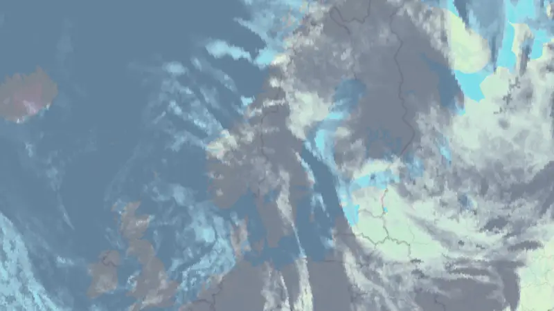 Molnighet weather map