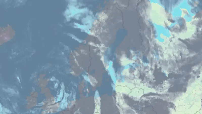 Clouds weather map