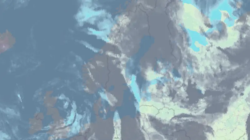 Clouds weather map