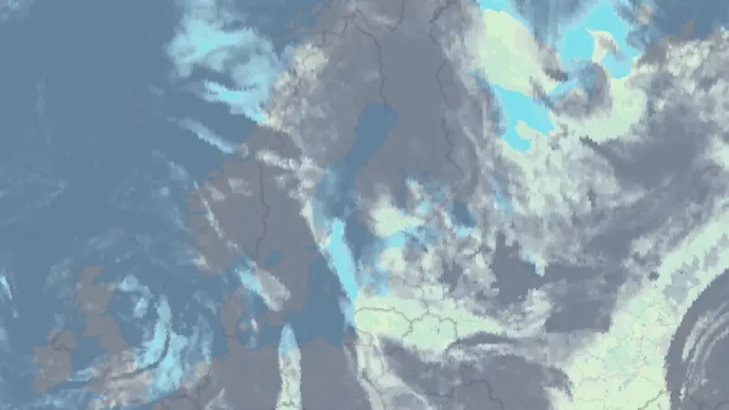 Clouds weather map