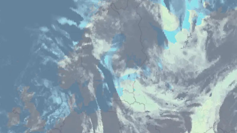 Clouds weather map