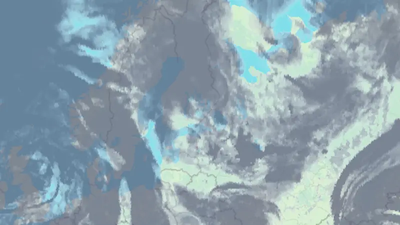Clouds weather map