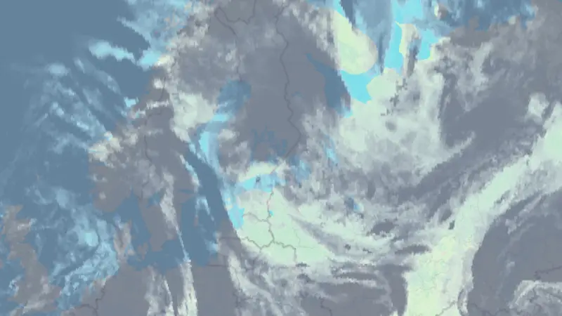 Clouds weather map