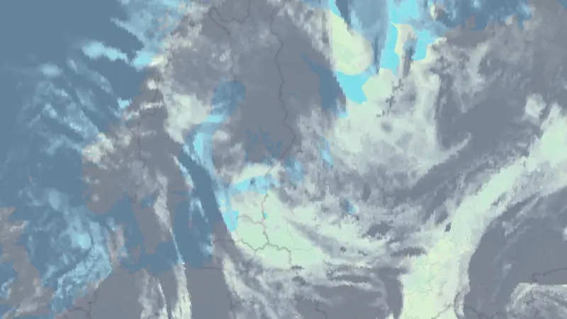 Clouds weather map