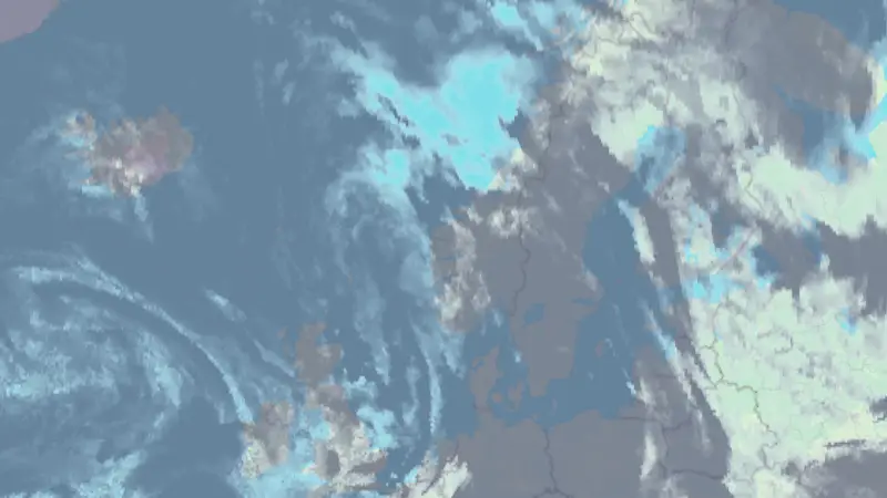Clouds weather map