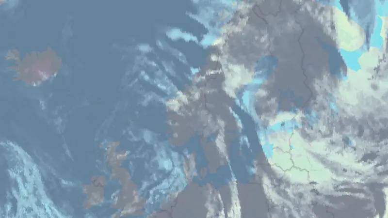 Clouds weather map