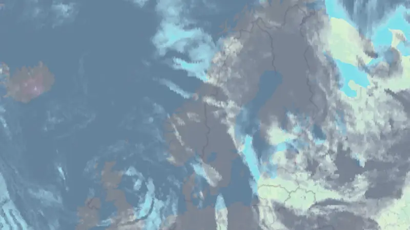 Clouds weather map