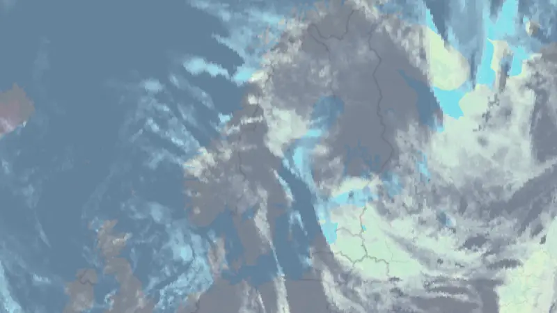 Molnighet weather map