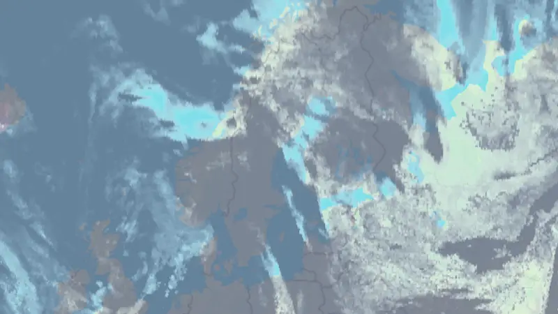 Clouds weather map