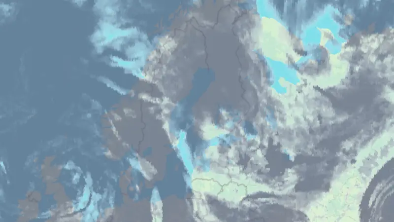 Clouds weather map