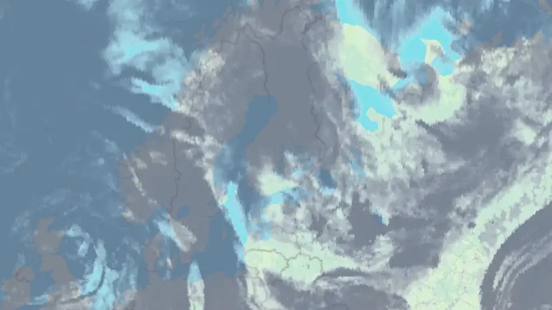 Clouds weather map