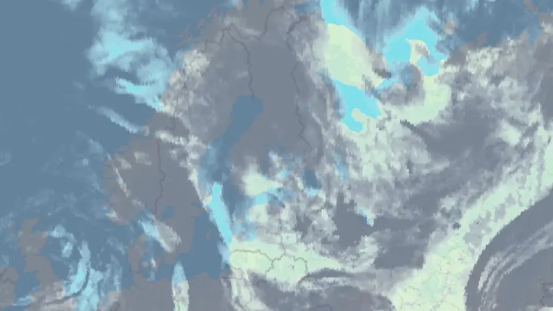 Clouds weather map