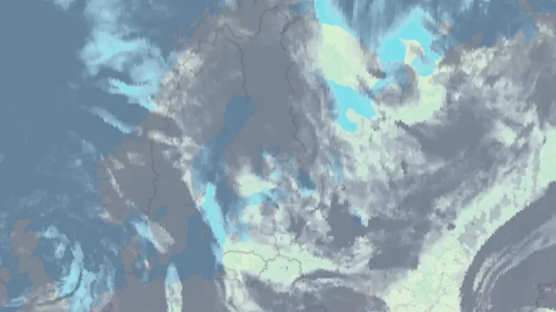 Clouds weather map