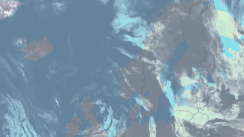 Clouds weather map