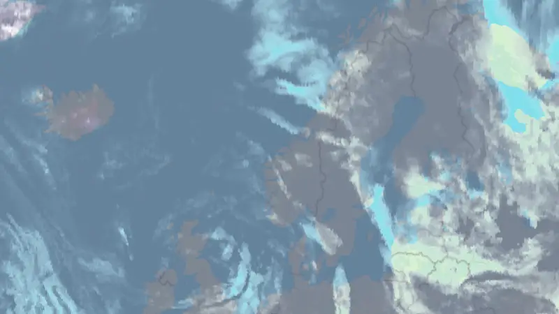 Clouds weather map