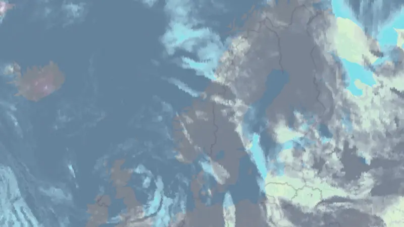 Clouds weather map