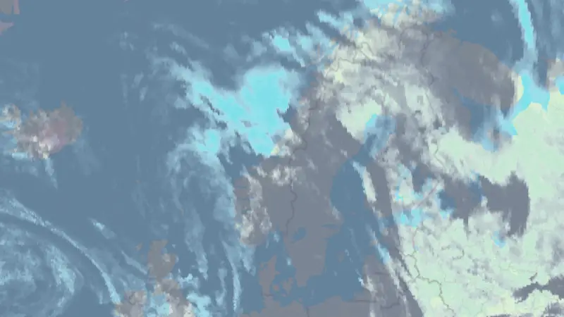 Clouds weather map