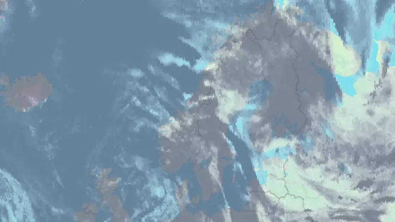 Clouds weather map