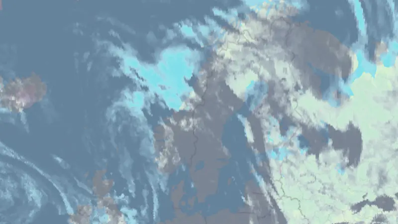 Clouds weather map