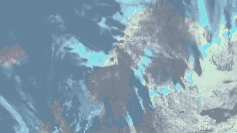 Clouds weather map