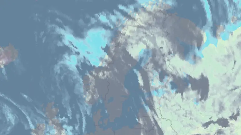 Molnighet weather map