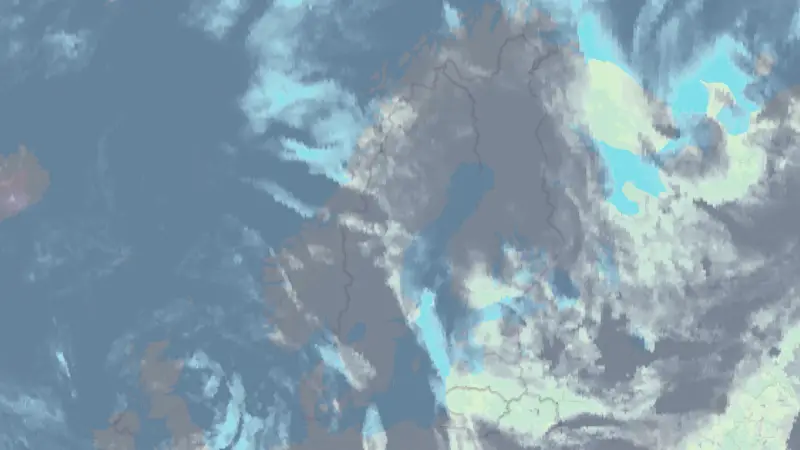 Clouds weather map