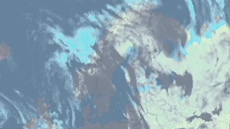 Clouds weather map