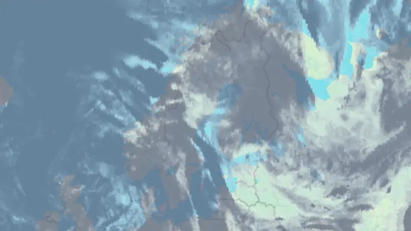 Molnighet weather map