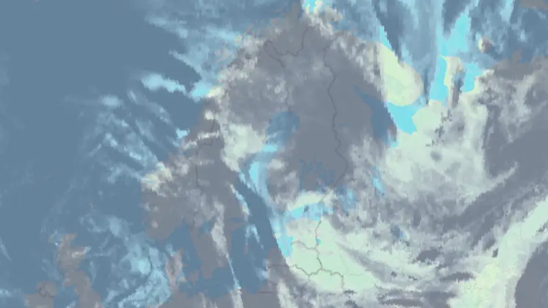 Clouds weather map