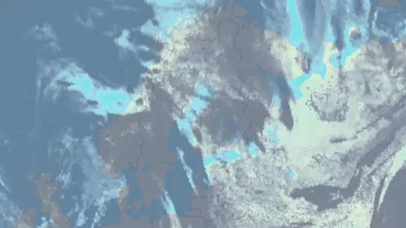Clouds weather map