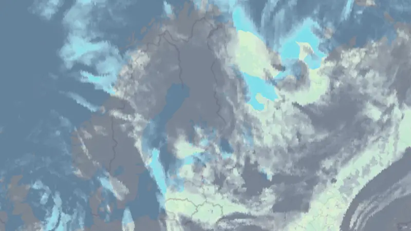 Clouds weather map
