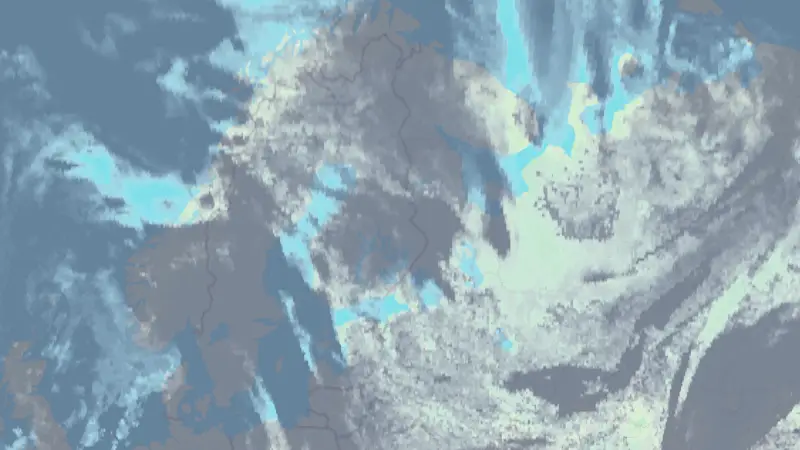 Clouds weather map