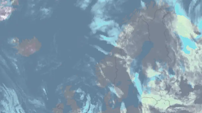 Clouds weather map