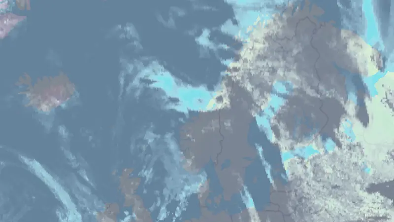 Clouds weather map
