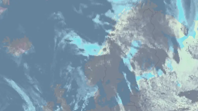 Clouds weather map