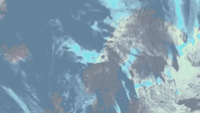 Clouds weather map