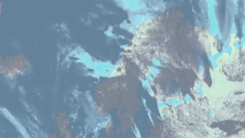 Clouds weather map