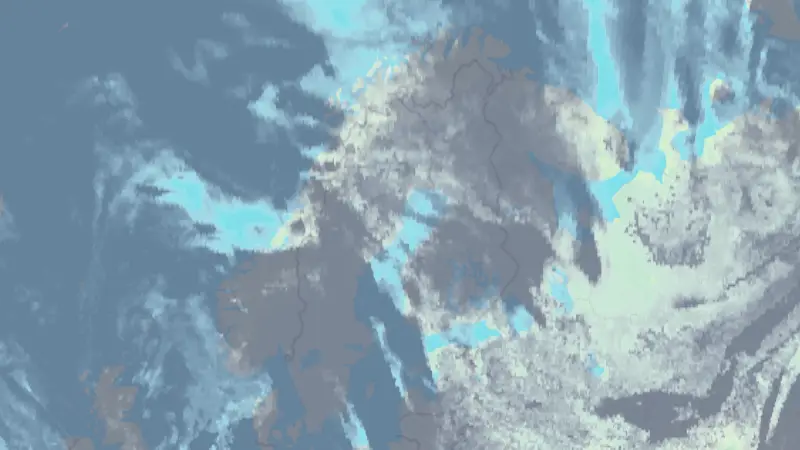 Clouds weather map