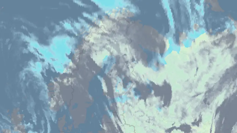 Clouds weather map