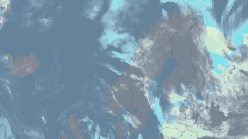 Clouds weather map