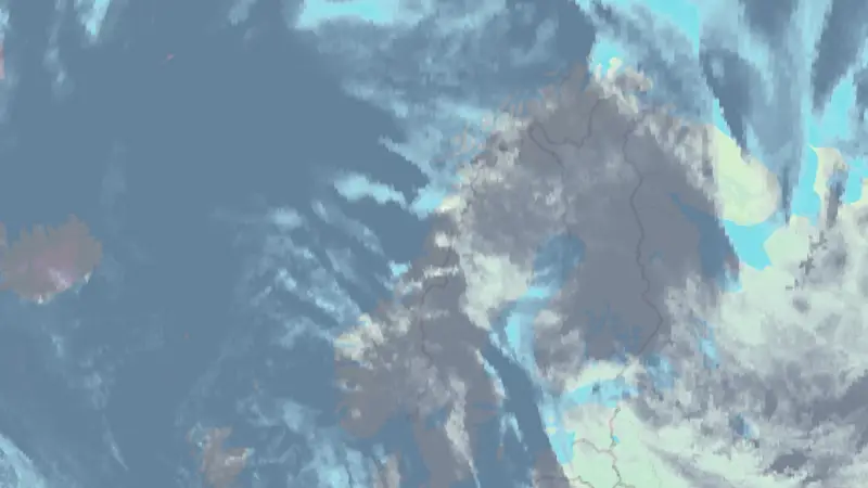 Clouds weather map