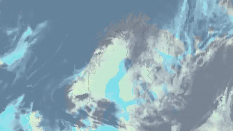 Debesuotumas weather map