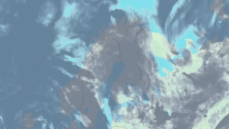 Molnighet weather map