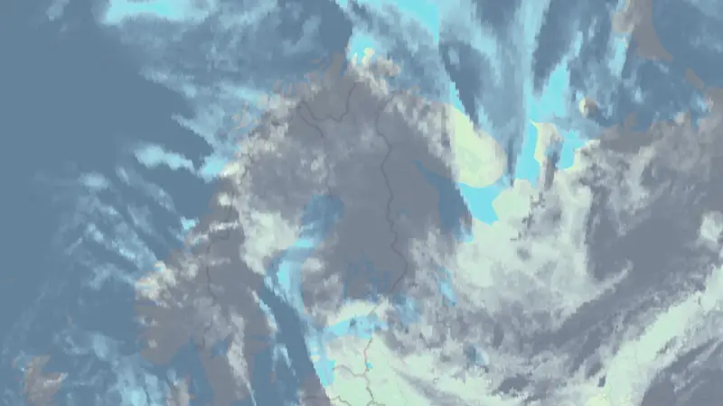 Clouds weather map