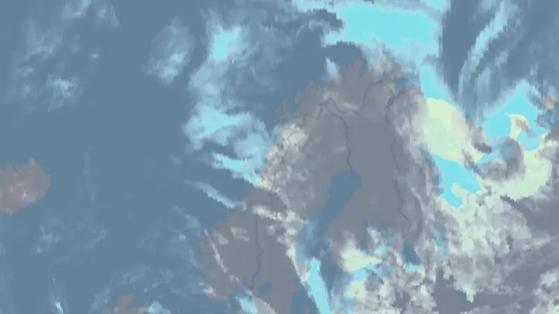 Clouds weather map