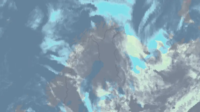 Clouds weather map