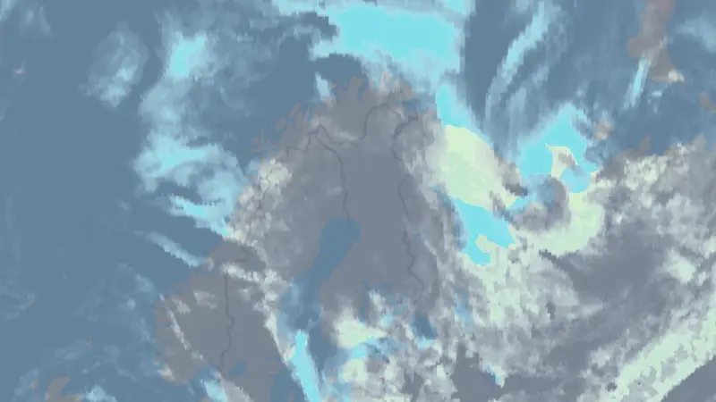 Molnighet weather map