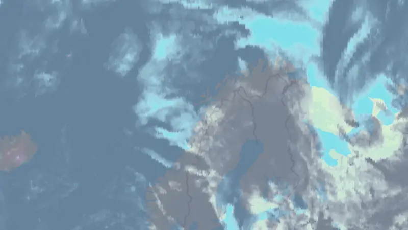 Skydekke weather map
