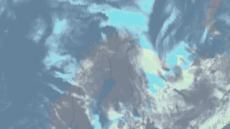 Molnighet weather map